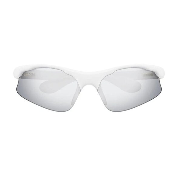 NEW GUCCI SUNGLASSES WHITE SILVER UNISEX EYEWEAR GUCCI main image 4